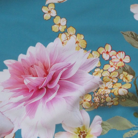 Gottex Turquoise Floral Print One Piece Swimsuit 8 - Picture 3 of 10